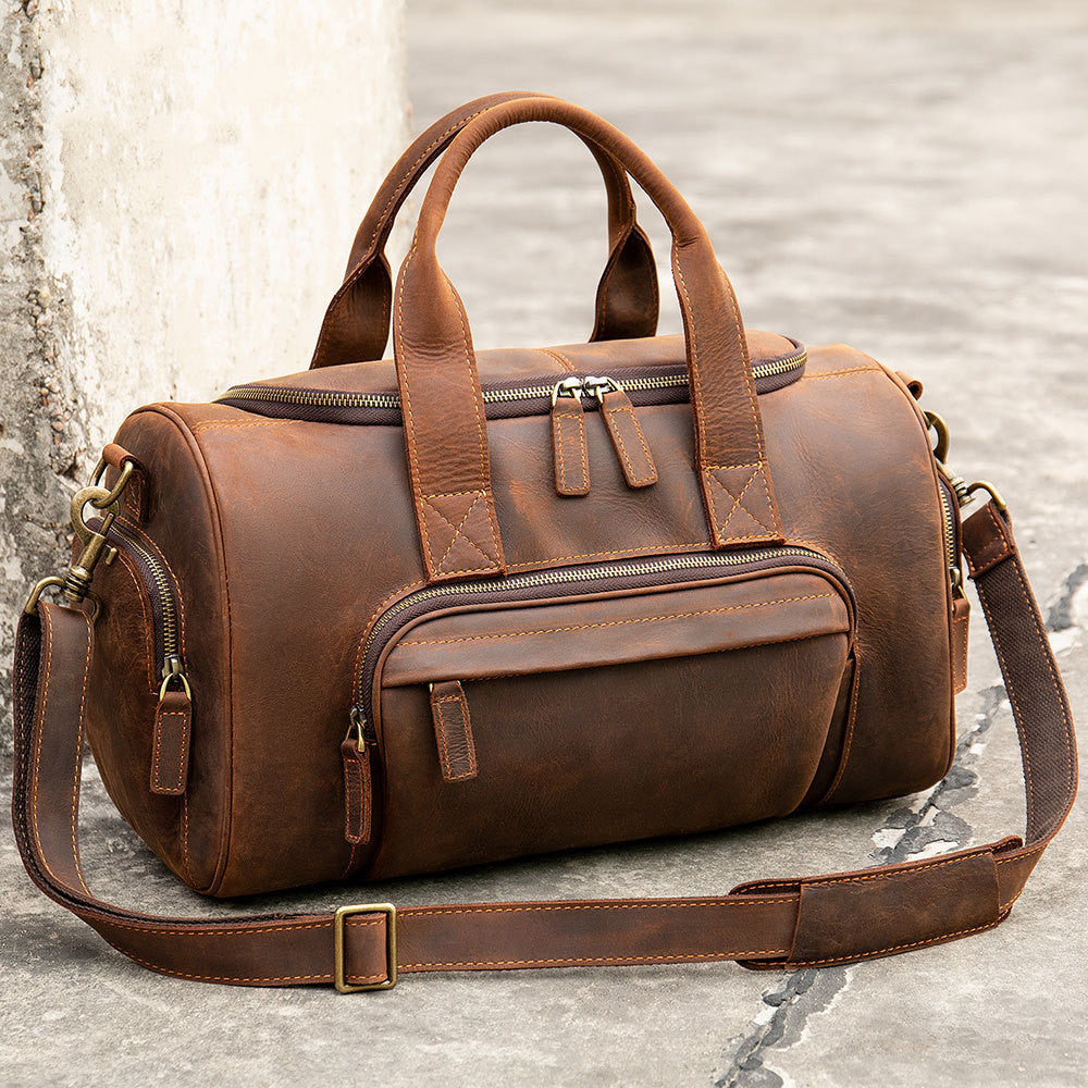 Eight Miles to Gate A – Leather Consultant Weekender Bag