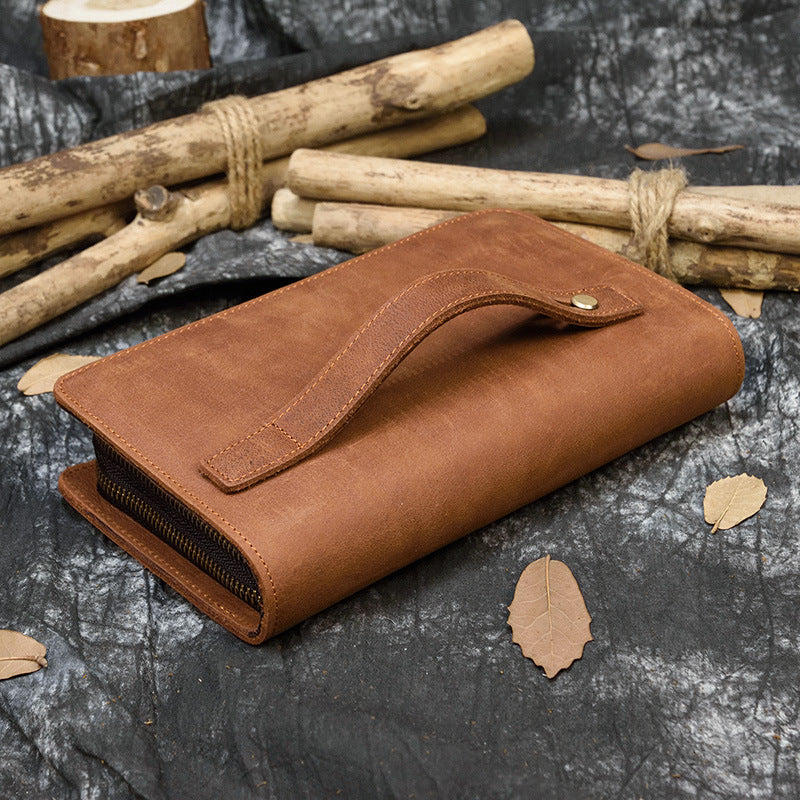 The Hopper Hold-It-All Leather Travel Wallet