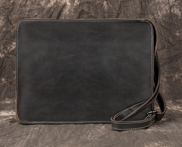 Hawkins Lab Notes – Leather Data Scientist Messenger Bag
