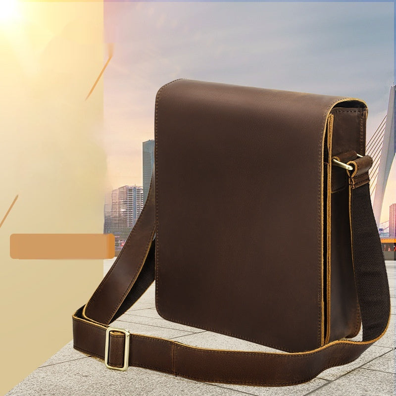 Peaky Dispatch – Vintage Genuine Leather Messenger