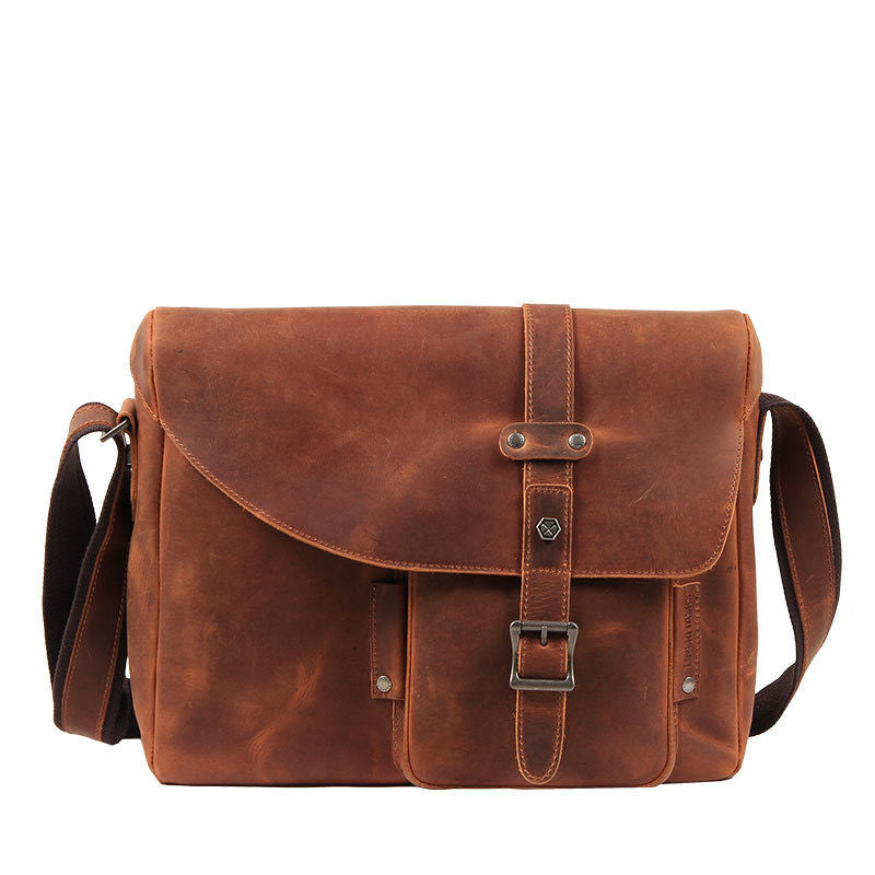 Breaking Boundaries – Vintage Cowhide Satchel