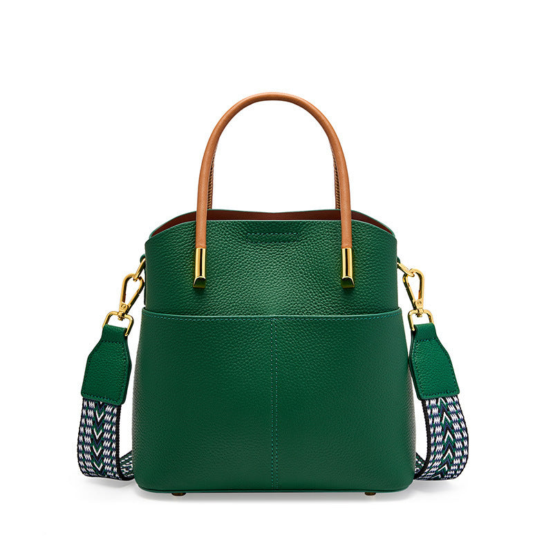 Willow Workspace – Leather Bucket Tote