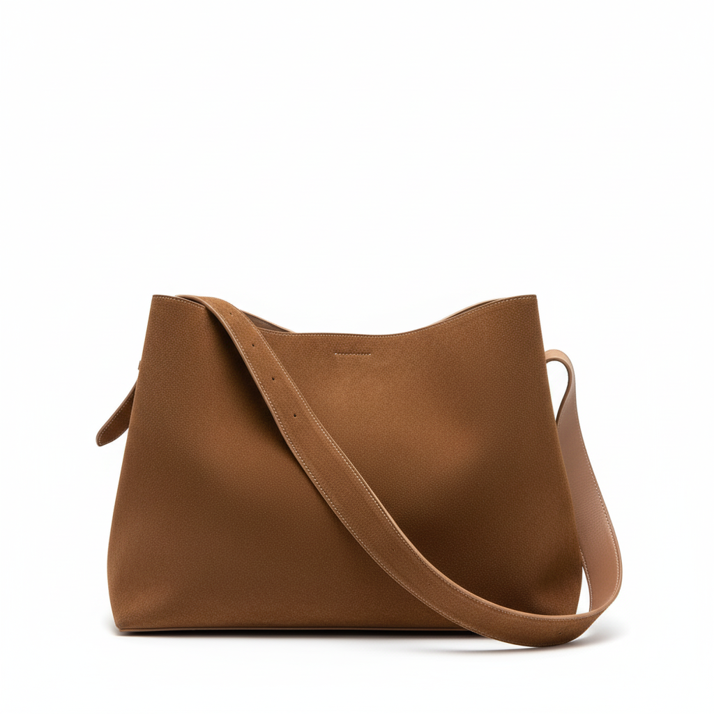 Cozy With Cashmere – Winter Matte Leather Crossbody