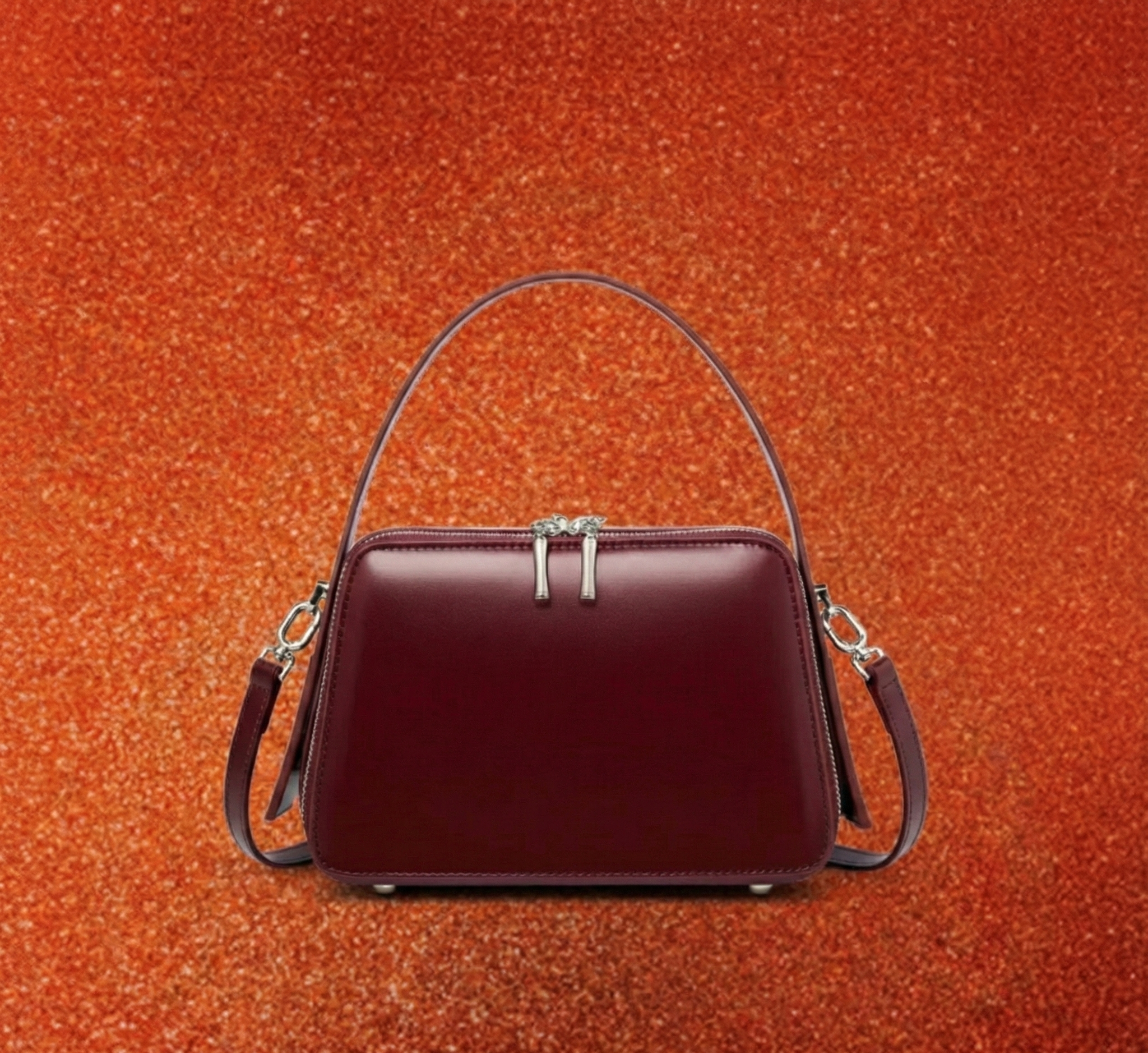 Café au Law – Rich Leather Crossbody for Women Who Lead