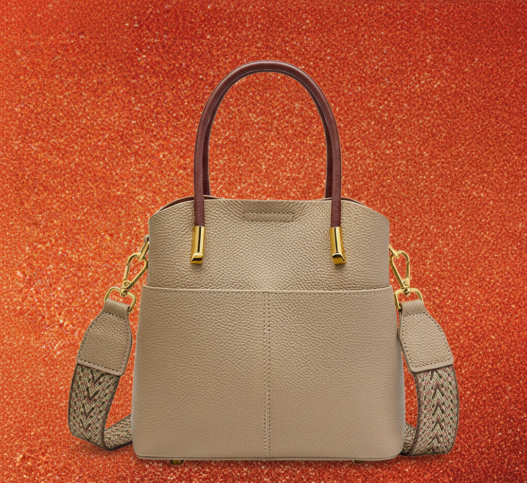 Willow Workspace – Leather Bucket Tote