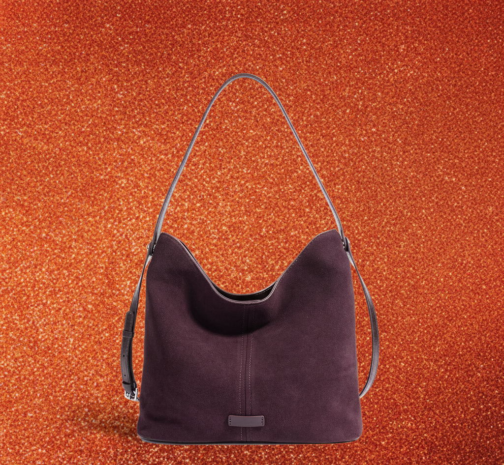 Levitating Luxe – Suede Bucket Crossbody