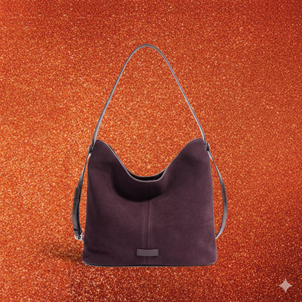 Levitating Luxe – Suede Bucket Crossbody