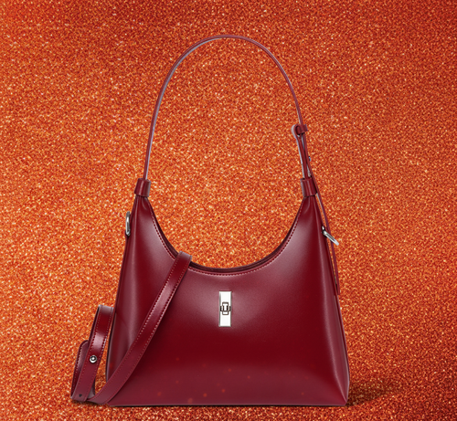 Soft Kitty Catalog – Retro Crescent Leather Shoulder Bag