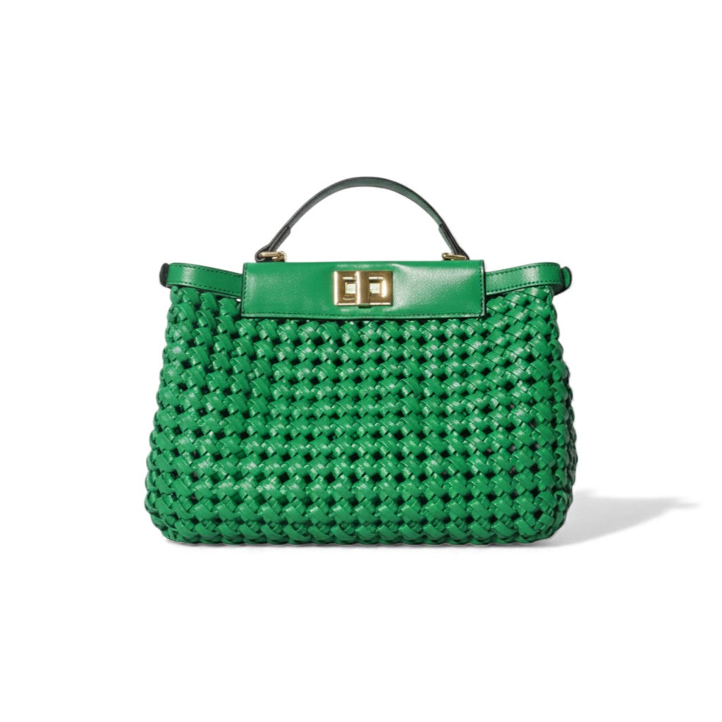 The Von Dutch Attitude Woven Leather Bag