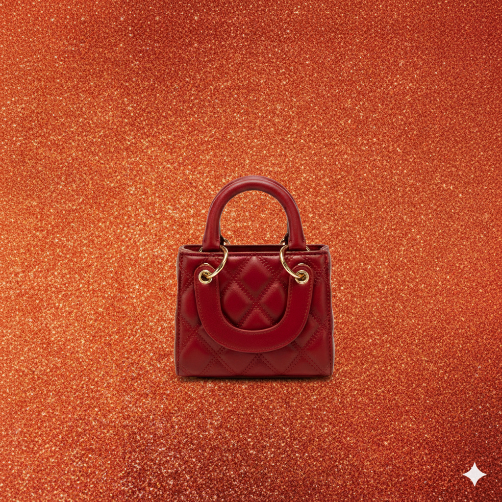 Little Dragonfire – Quilted Chain Mini Tote