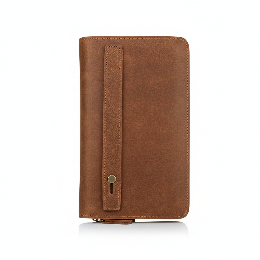 The Hopper Hold-It-All Leather Travel Wallet