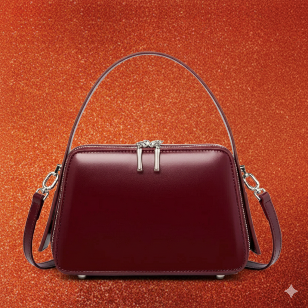 Café au Law – Rich Leather Crossbody for Women Who Lead