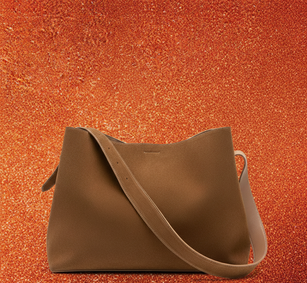 Cozy With Cashmere – Winter Matte Leather Crossbody