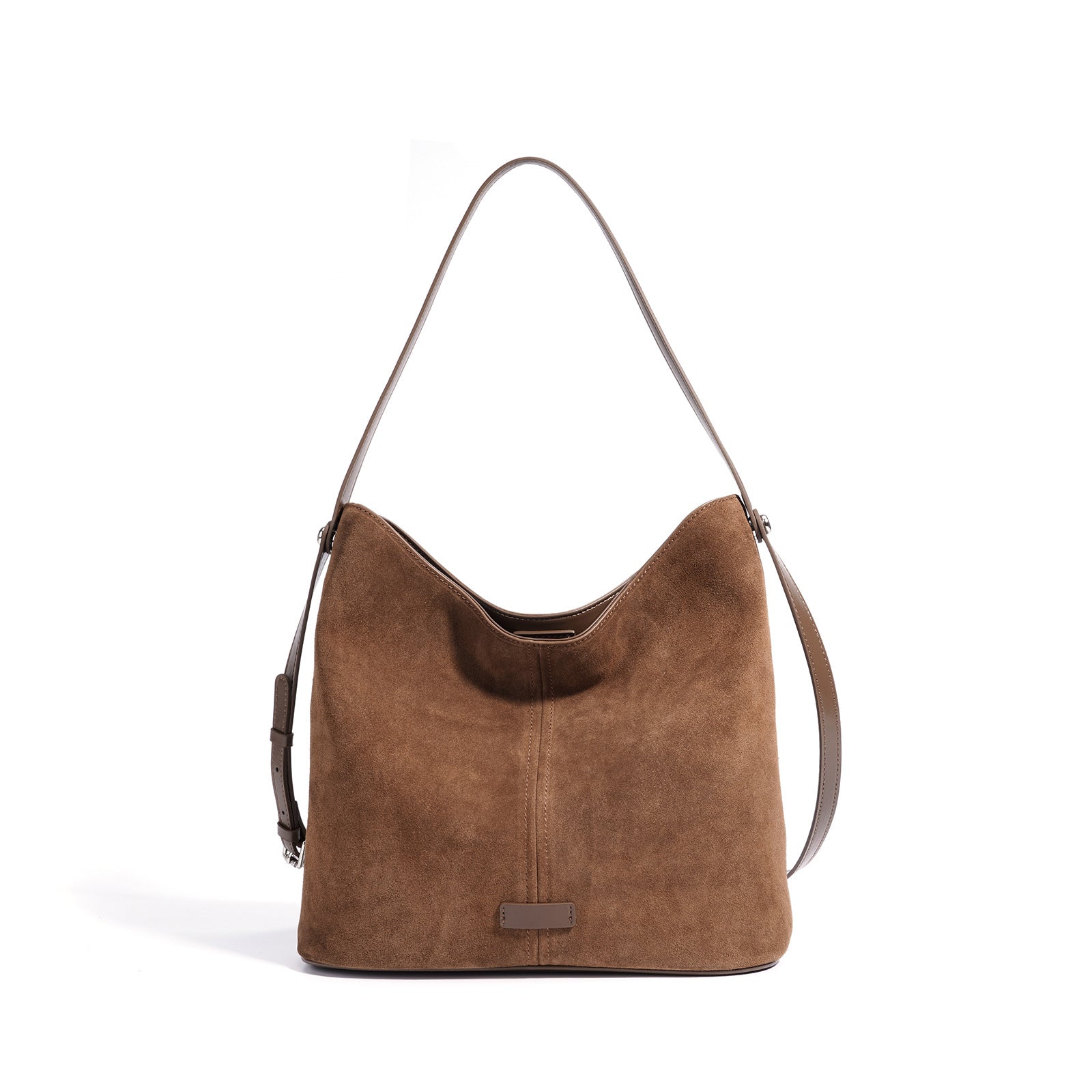 Levitating Luxe – Suede Bucket Crossbody