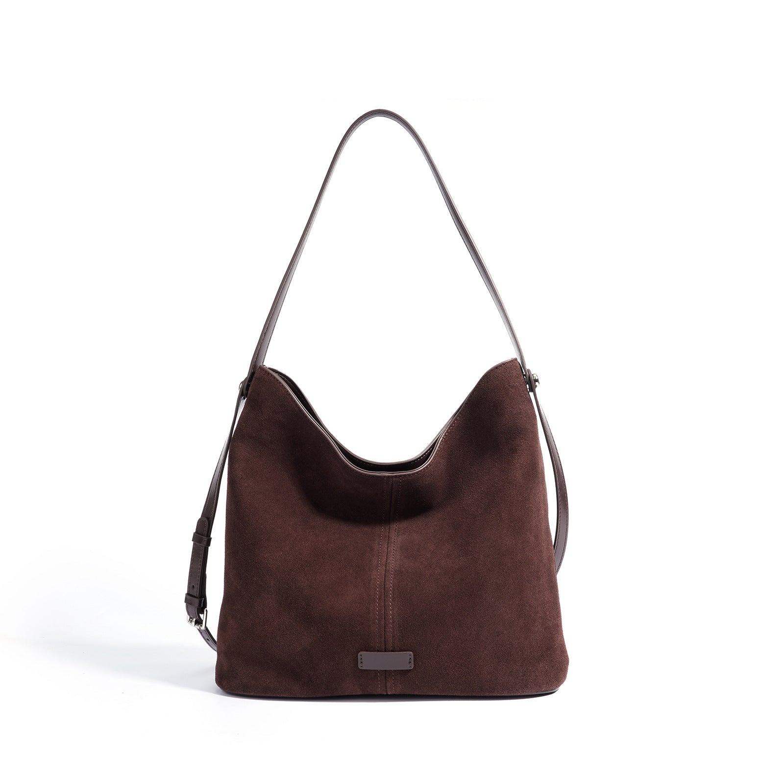 Levitating Luxe – Suede Bucket Crossbody