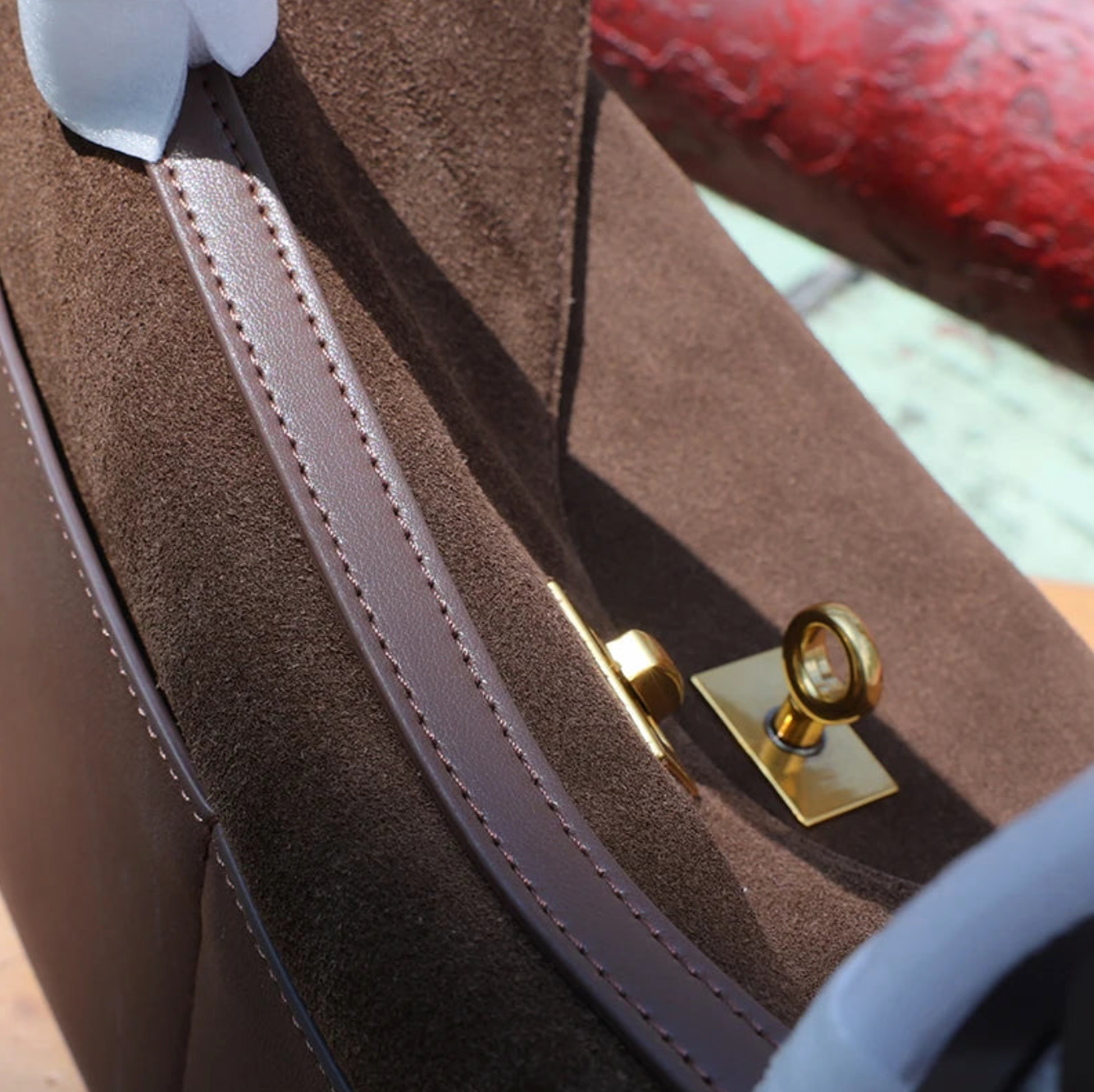 Cardigan Season – Vintage Leather Satchel for the Driven Girl
