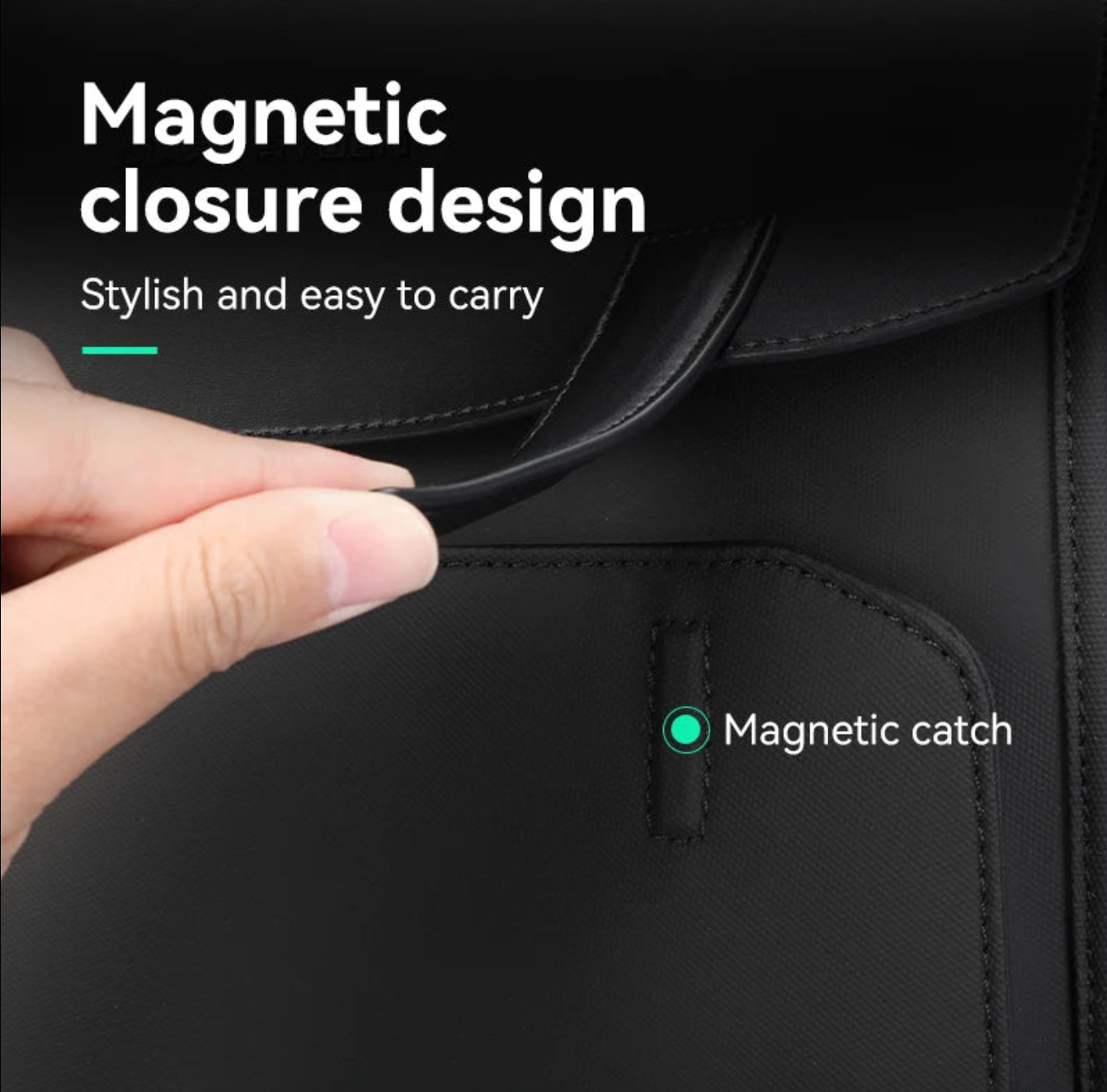 Waterproof Laptop & Book Leather Backpack