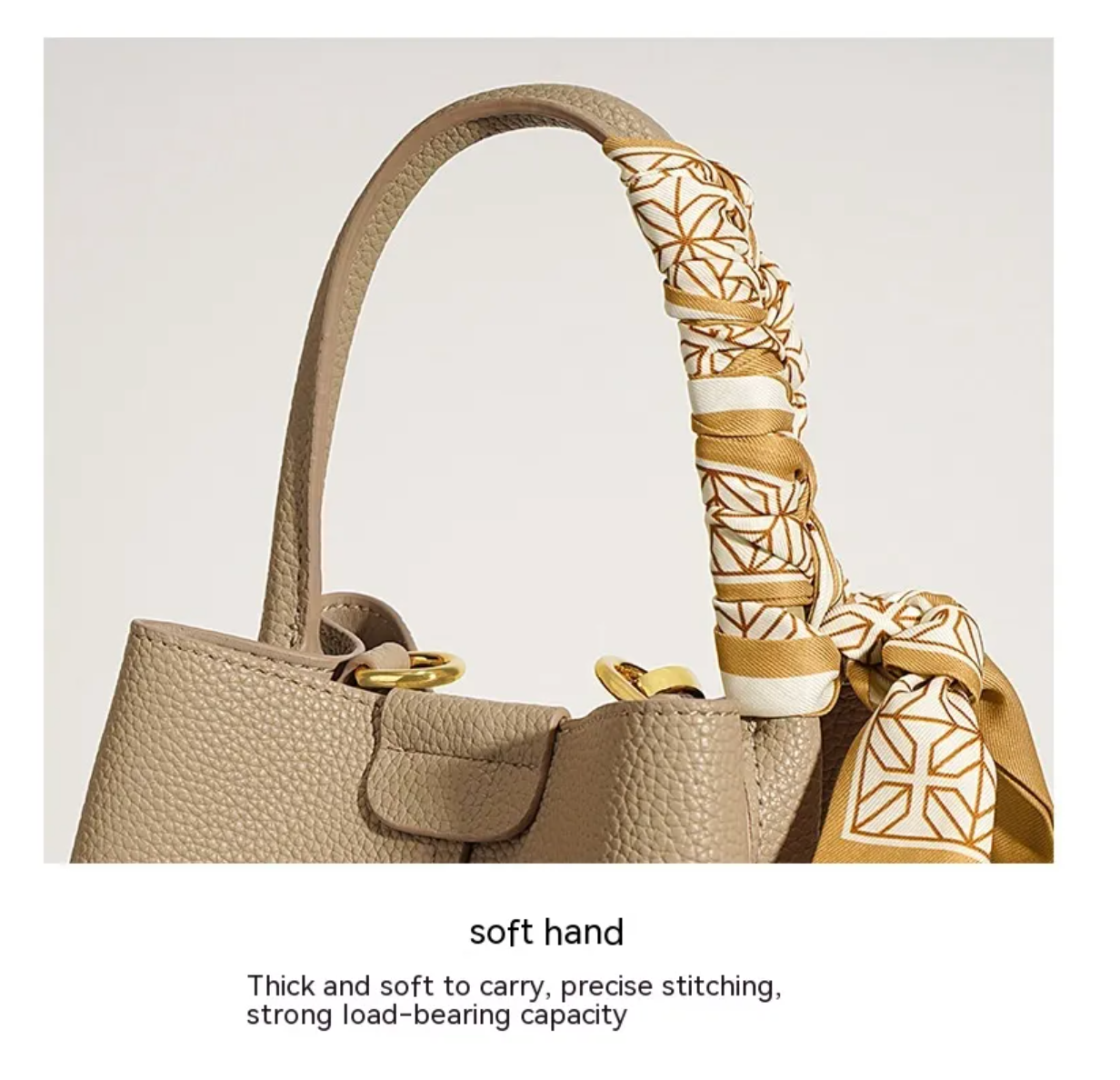 Brat Glow – Statement Genuine Leather Bucket Bag with Attitude