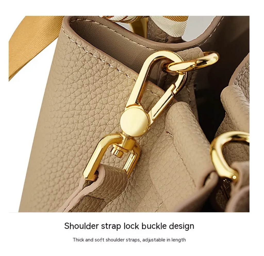 Brat Glow – Statement Genuine Leather Bucket Bag with Attitude
