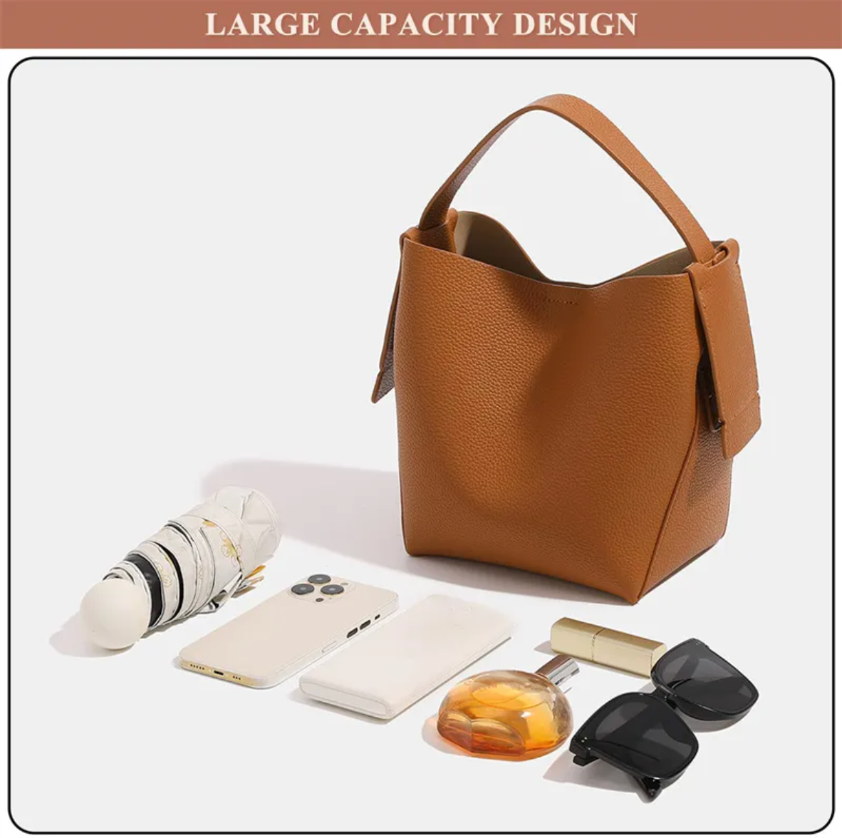 Soft Edge – Street Trend PU Shoulder Bag