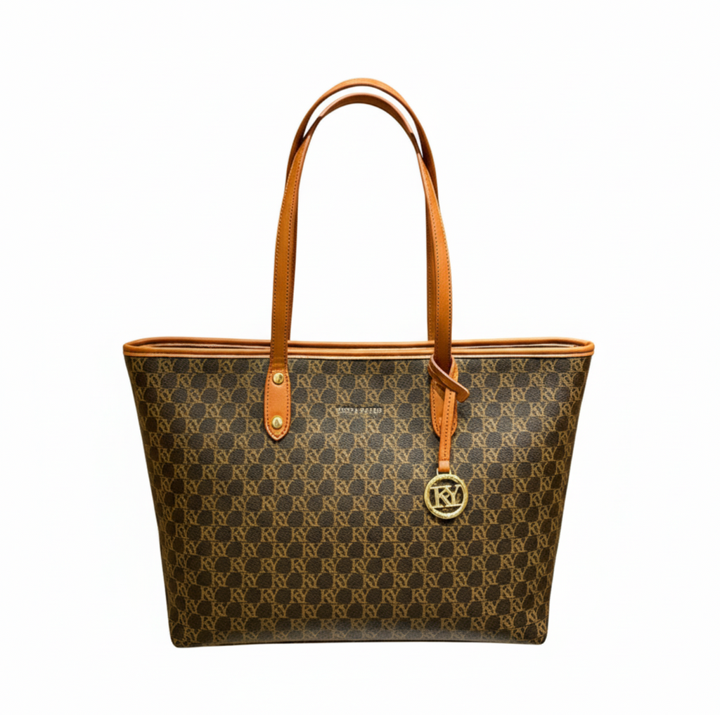 Monica's Organizer – Printed Shoulder Tote for Work & Everyday Slay