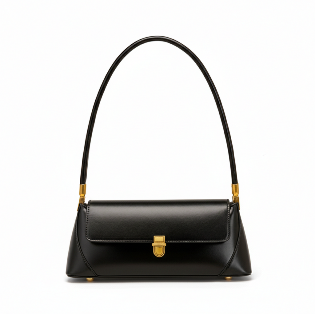 Upper East Chic – Luxe Leather Shoulder Bag