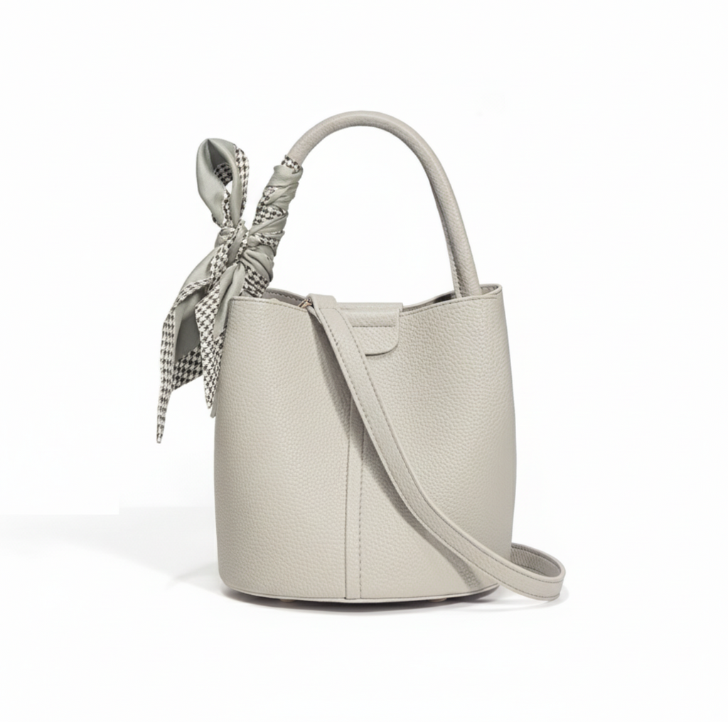 Brat Glow – Statement Genuine Leather Bucket Bag with Attitude