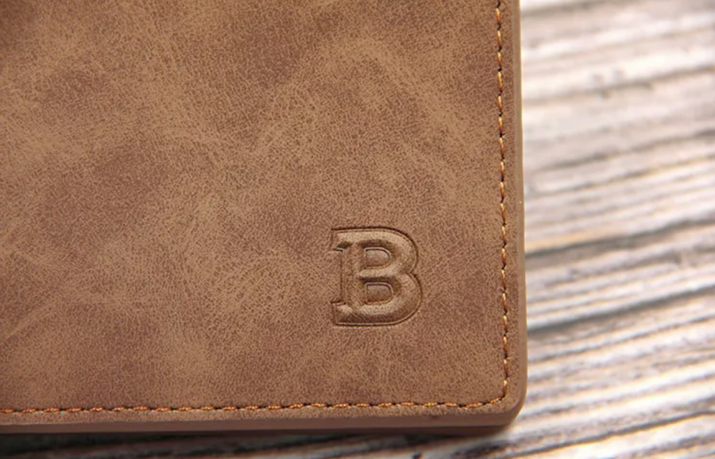 Blinding Lines Bifold – Men's Short Vintage Frosted Wallet