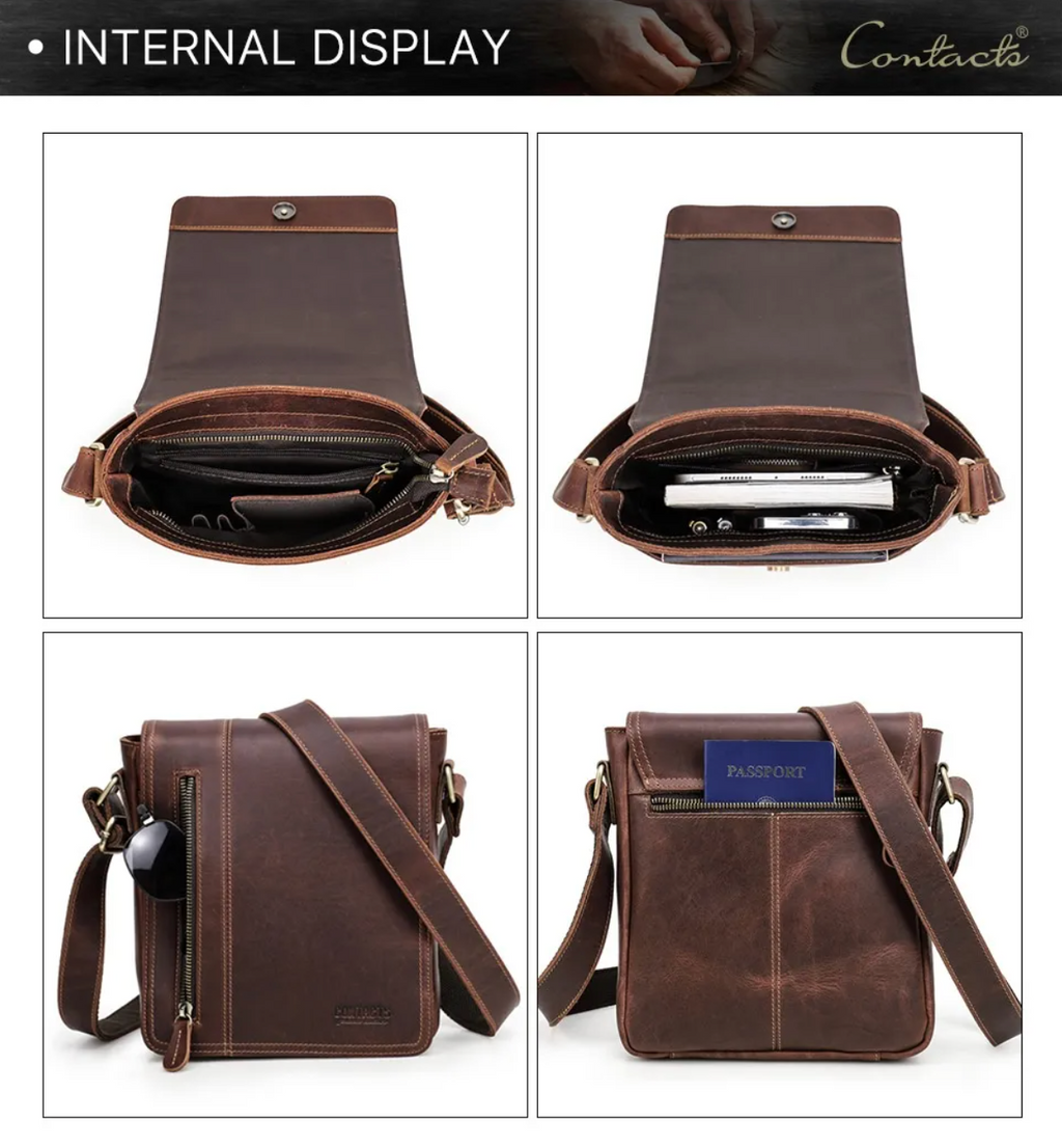 Geller Grant Fly-Out – Leather Crossbody Bag