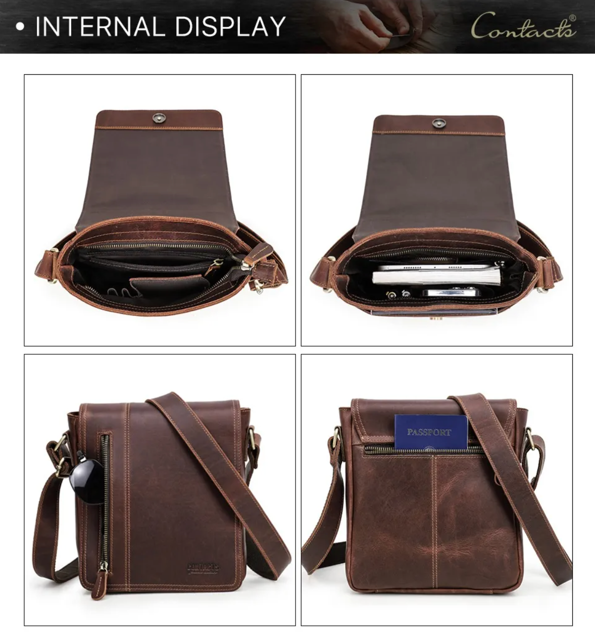 Geller Grant Fly-Out – Leather Crossbody Bag