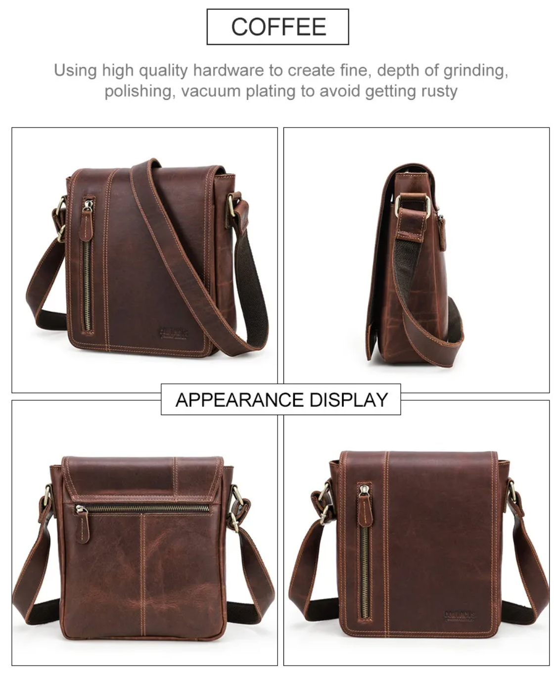 Geller Grant Fly-Out – Leather Crossbody Bag