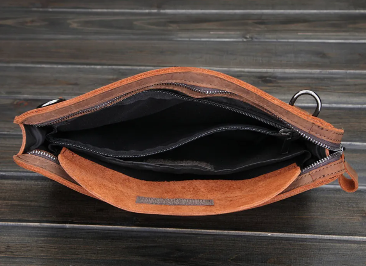 Hawkins Lab Notes – Leather Data Scientist Messenger Bag
