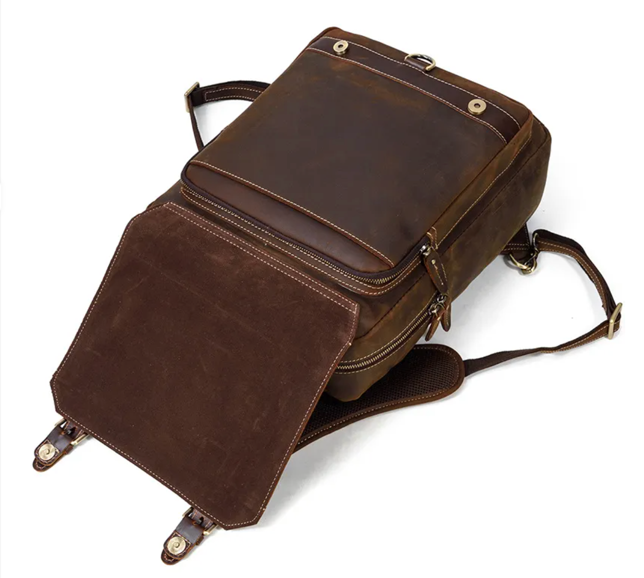 Pivot Your Plans – Leather Architecture Draft Backpack