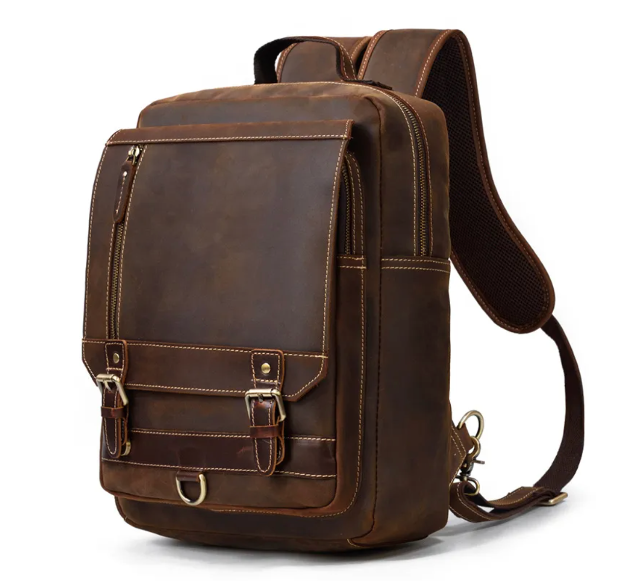 Pivot Your Plans – Leather Architecture Draft Backpack