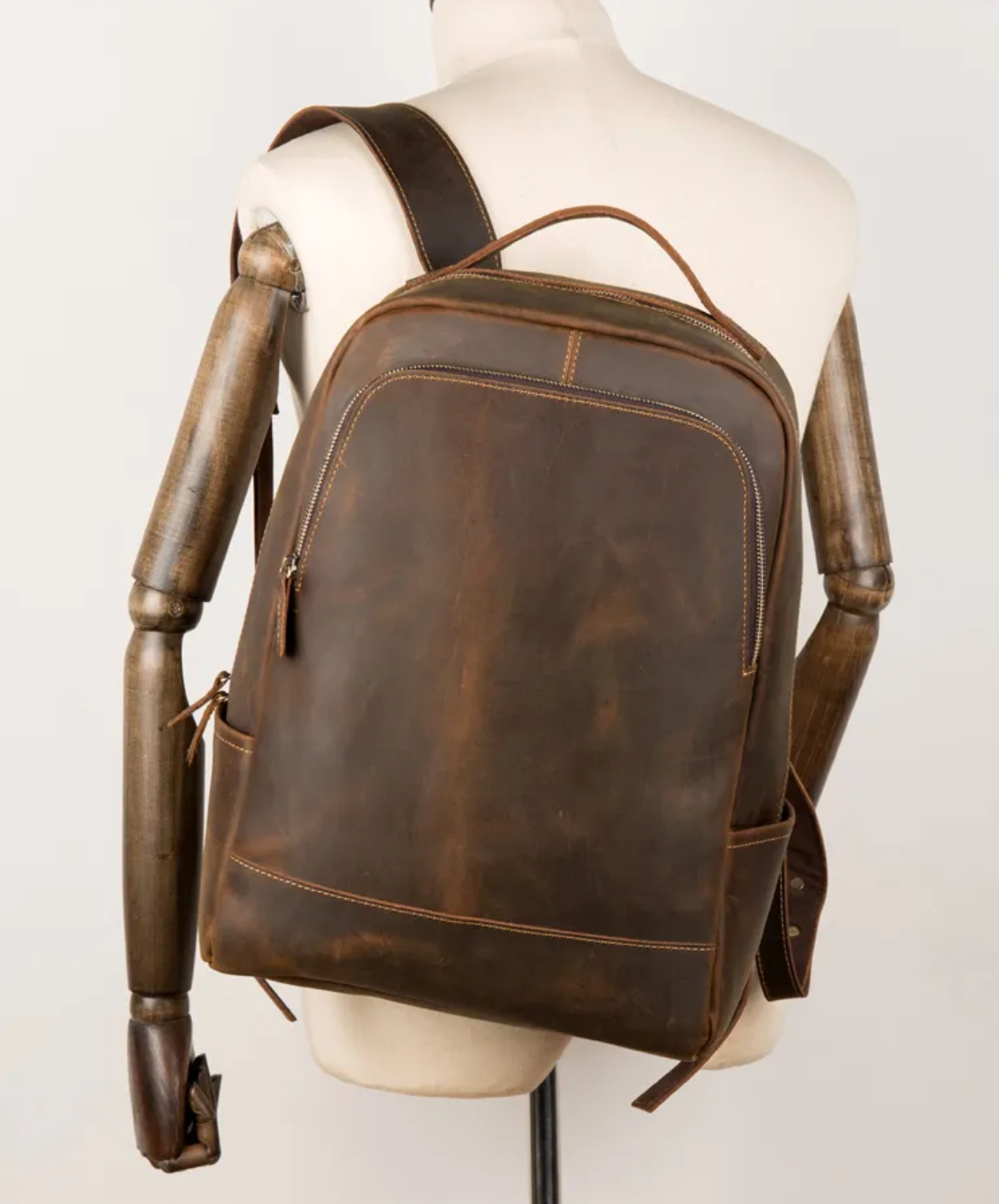 Dunphy Design Deck – Leather Marketing Backpack