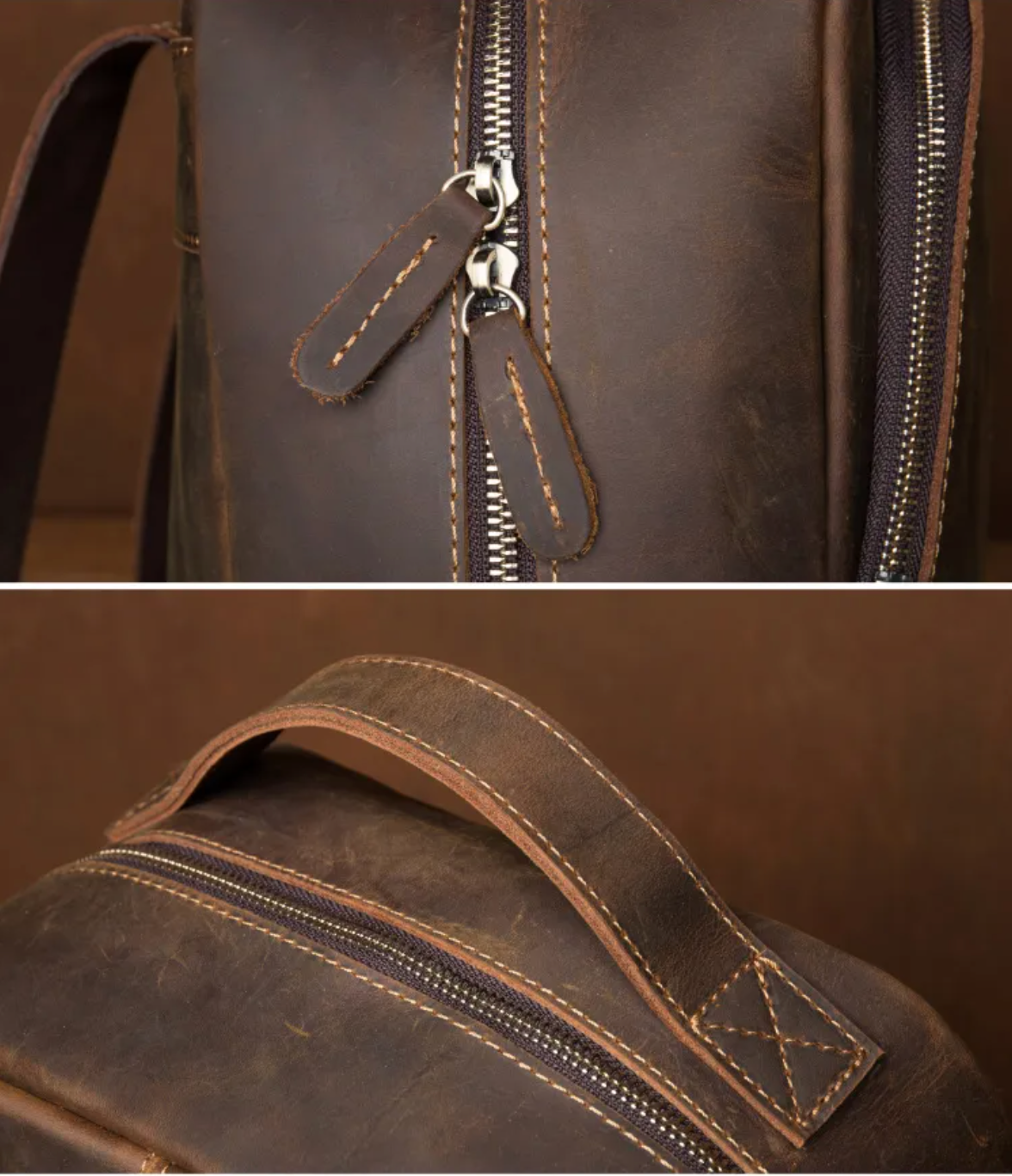 Dunphy Design Deck – Leather Marketing Backpack