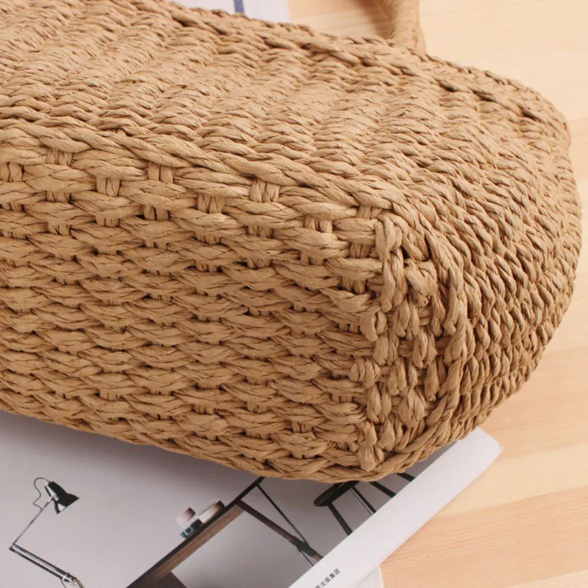 Side to Sea Beach Bag – Woven Summer Tote