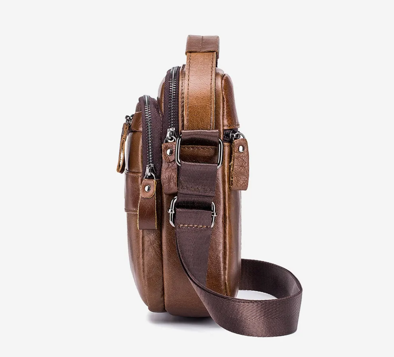 Shape Of Plans - Cowhide Crossbody Bag