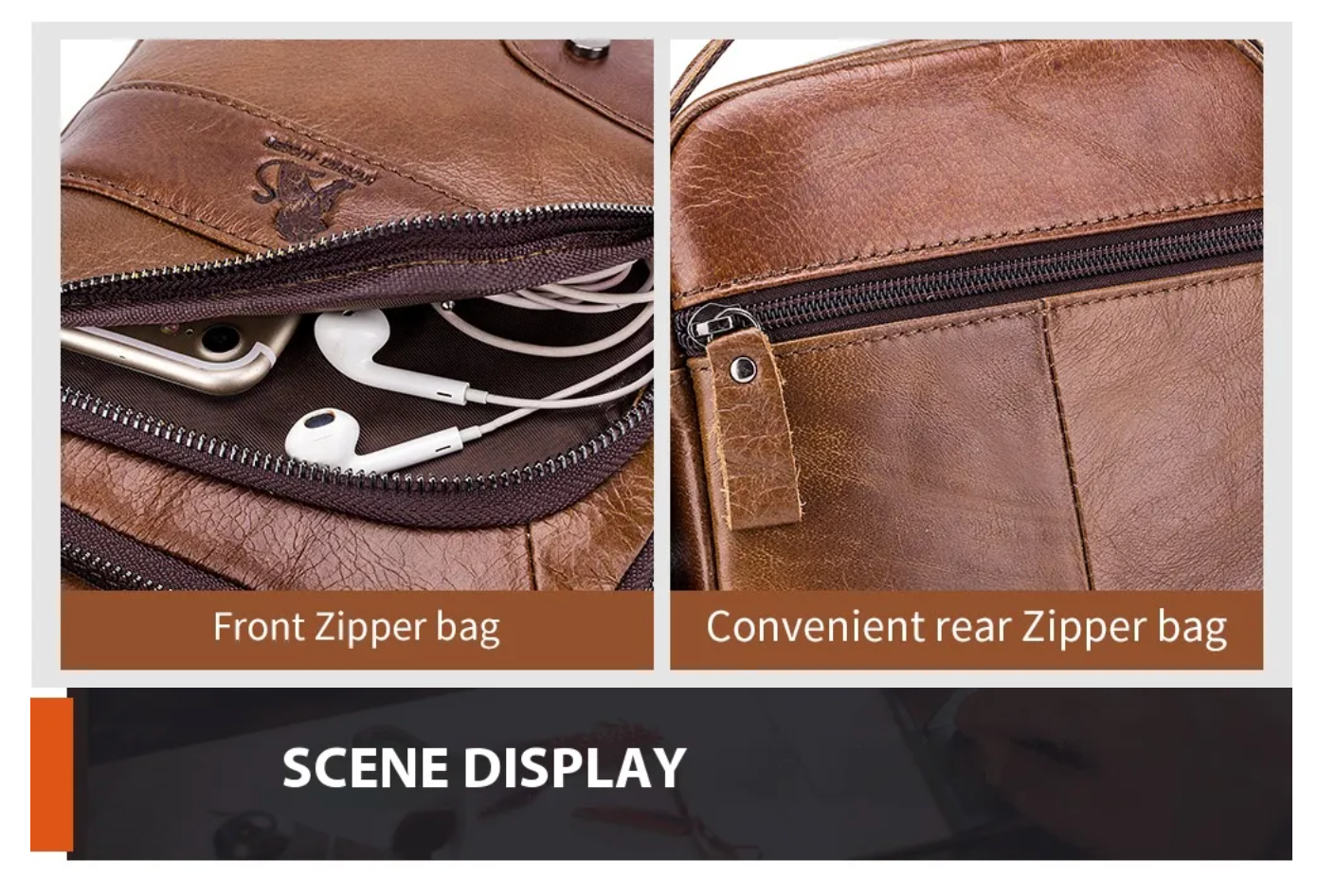 Shape Of Plans - Cowhide Crossbody Bag