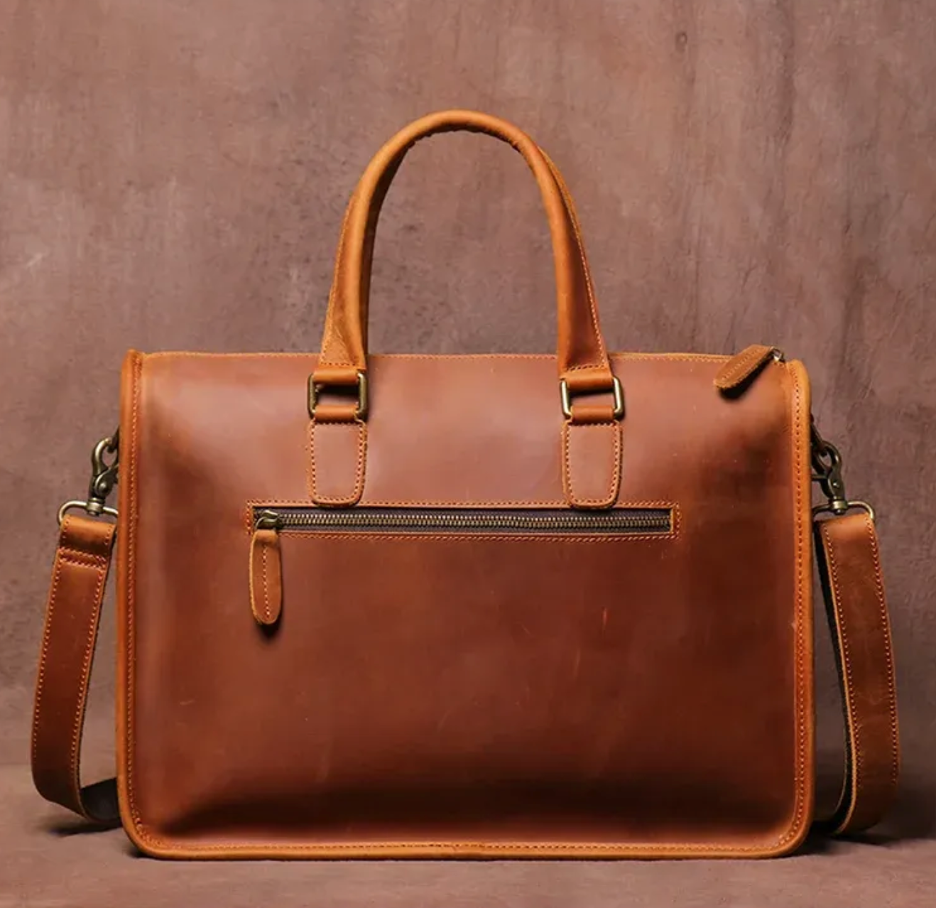 Heisenberg Ledger – Chemist’s Crazy Horse Leather Briefcase