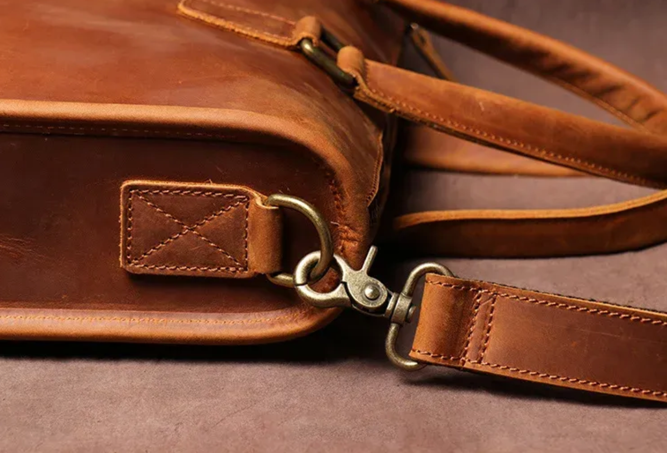 Heisenberg Ledger – Chemist’s Crazy Horse Leather Briefcase