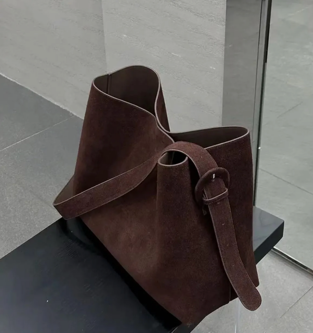 Cozy With Cashmere – Winter Matte Leather Crossbody