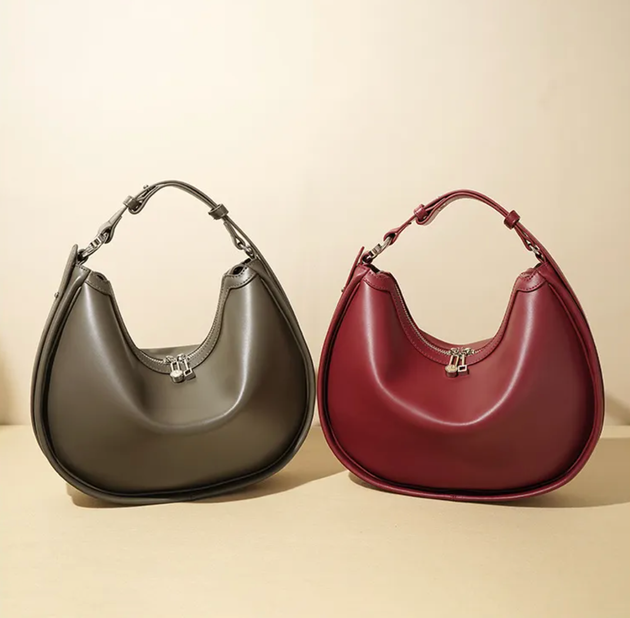 365 Office – Cowhide Crescent Handbag