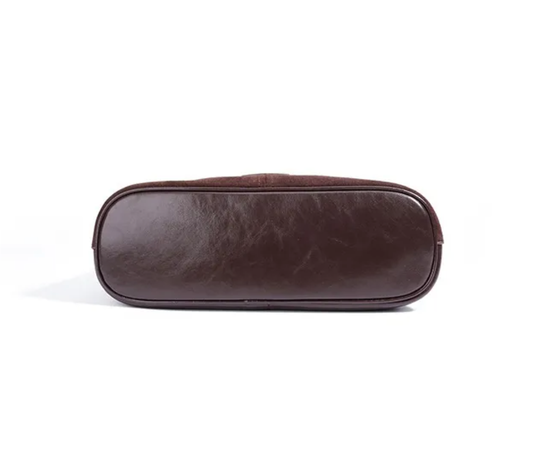 Levitating Luxe – Suede Bucket Crossbody