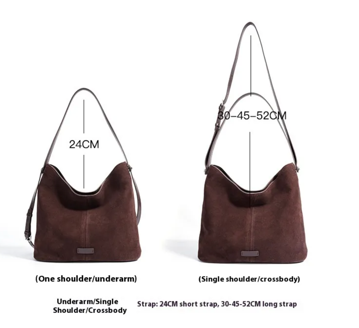 Levitating Luxe – Suede Bucket Crossbody