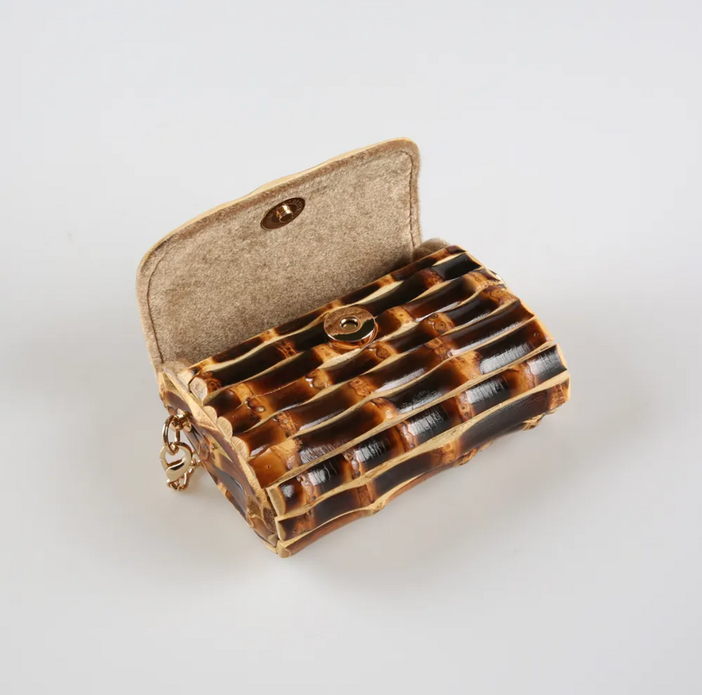 Golden Hour Optimist – Bamboo Chain Mini Bag