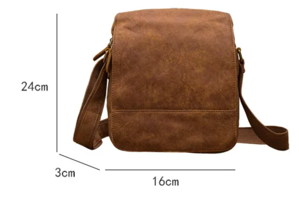 Harrington Commute Bag – Classic Cowhide Crossbody