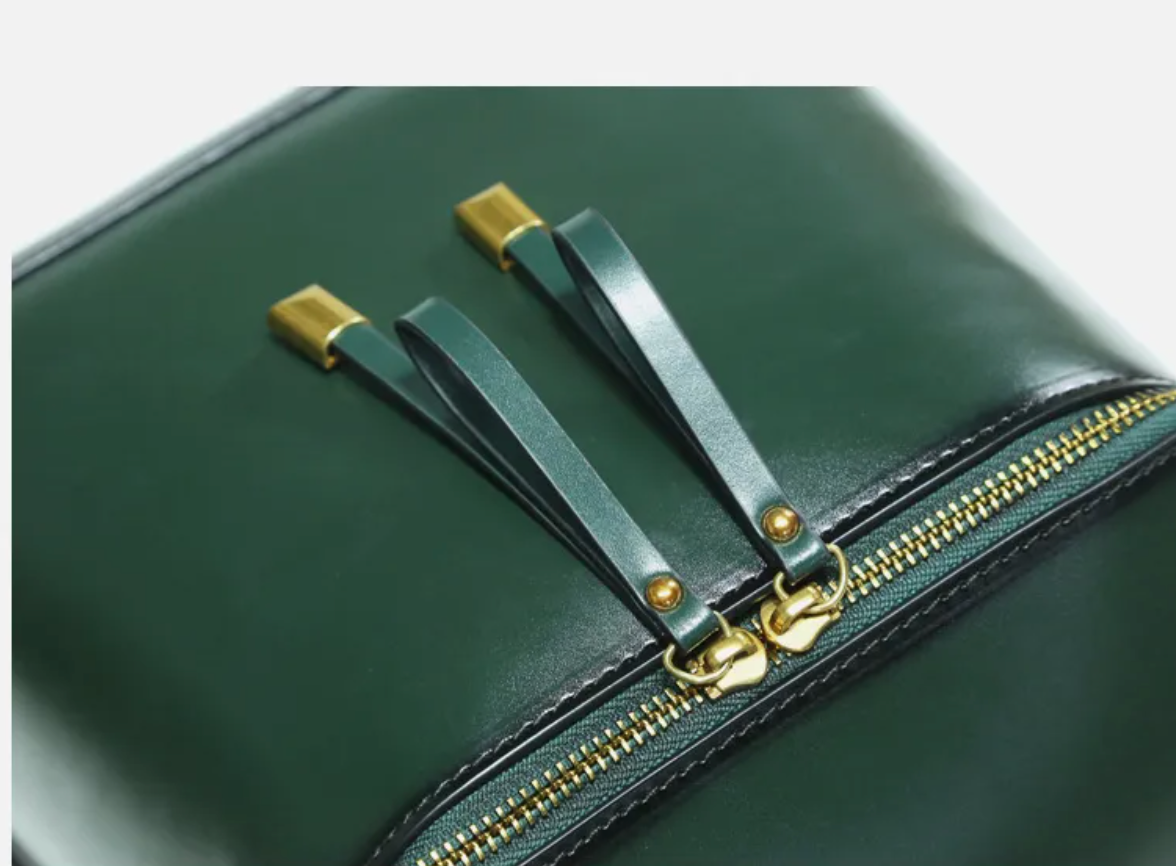The Elite Edit – Polished Green Schoolbag