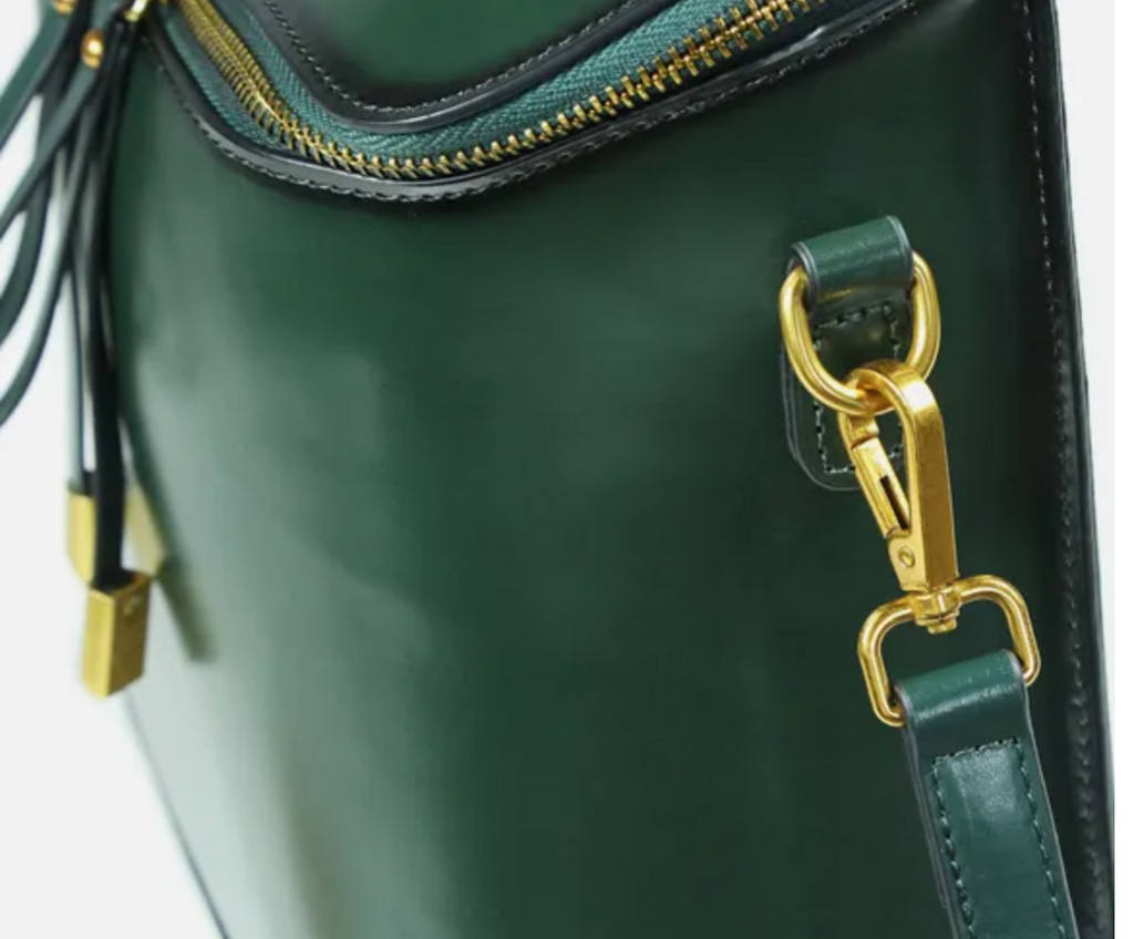 The Elite Edit – Polished Green Schoolbag