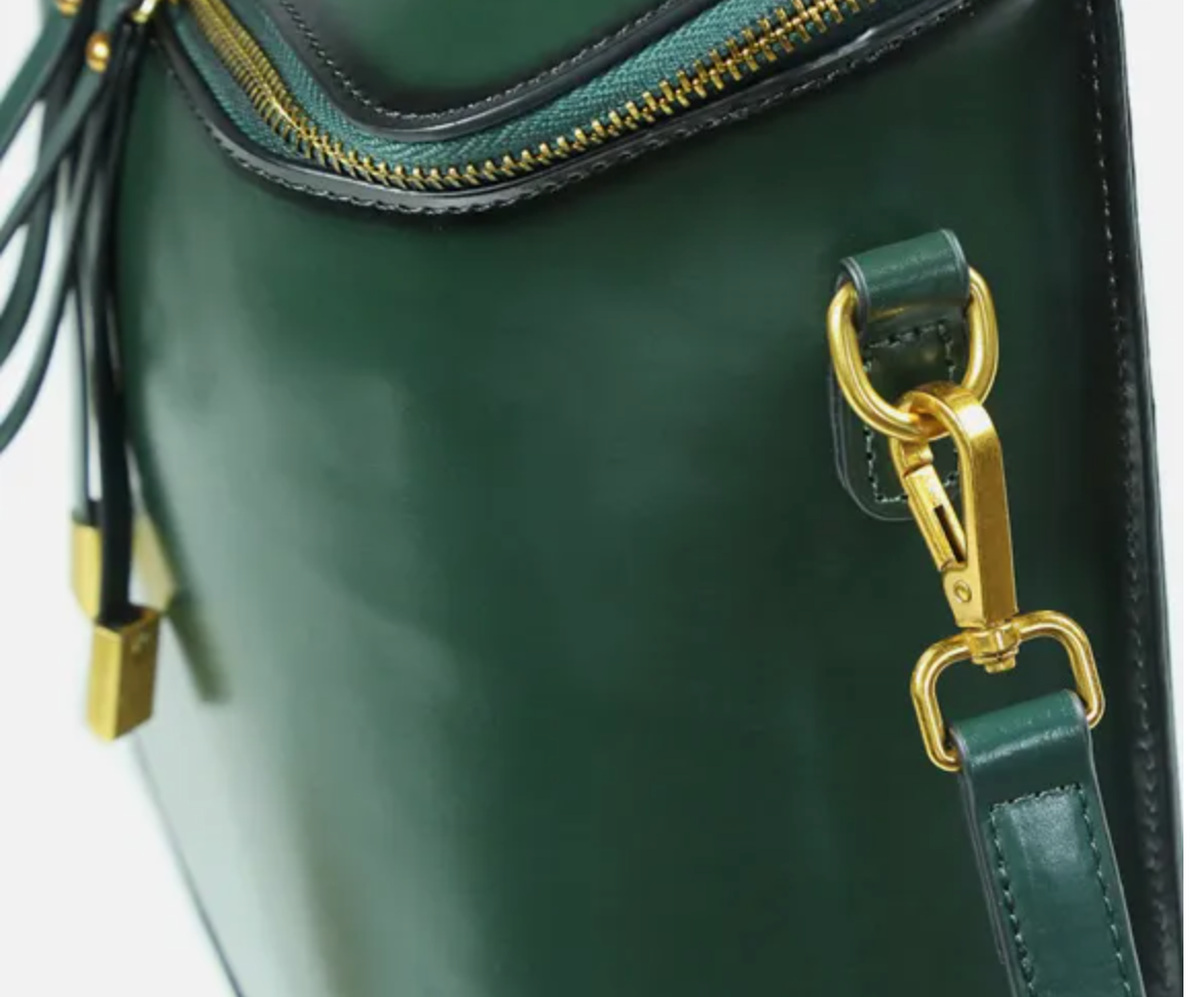 The Elite Edit – Polished Green Schoolbag
